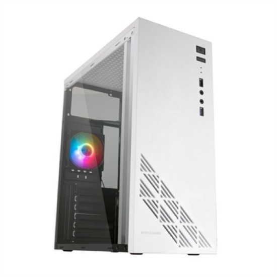 CAJA ORDENADOR MARS GAMING MC100W BLANCO Cajas