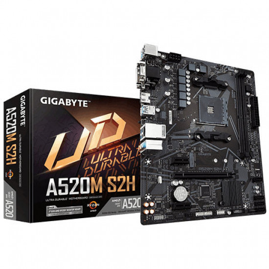 PLACA BASE GIGABYTE A520M S2H AM4 Placas base