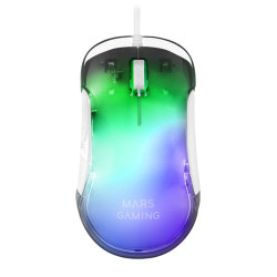 MOUSE RATON MARS GAMING MMGLOWW OPTICO