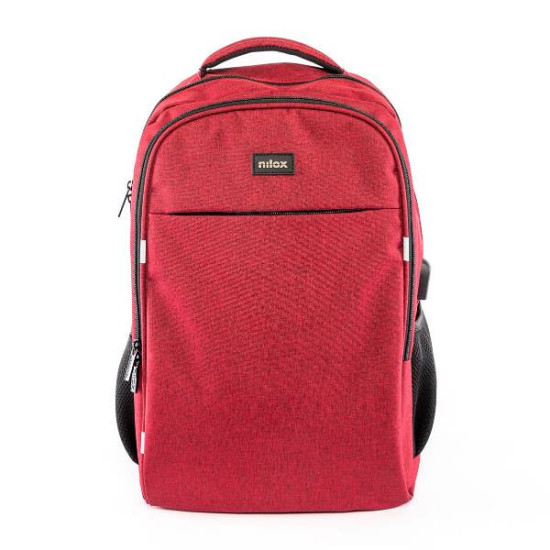 MOCHILA NILOX STYLE 15.6PULGADAS ROJA Maletines - mochilas y fundas