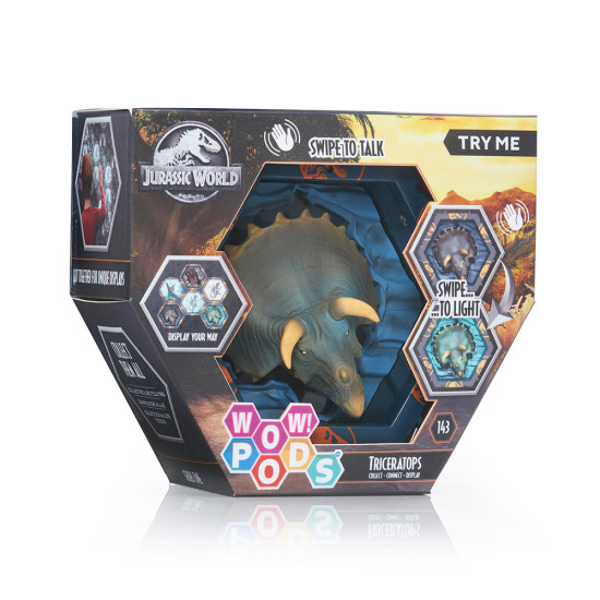 FIGURA WOW! POD JURASSIC WORLD TRICERATOPS Wow! pods