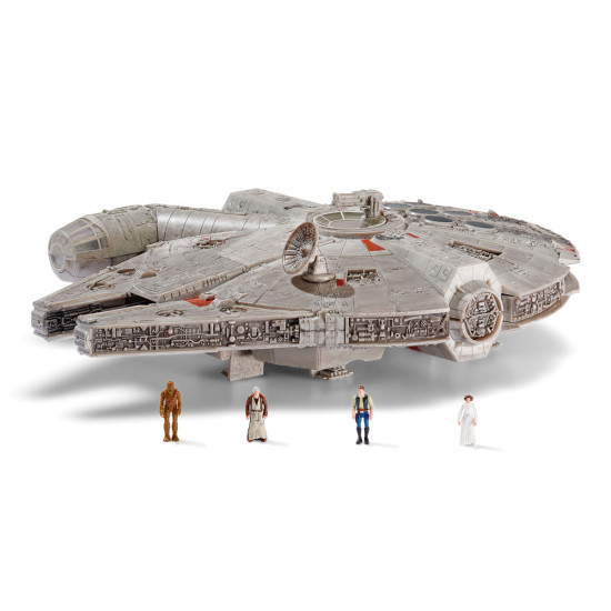 FIGURA STAR WARS HALCON MILENARIO CON Figuras