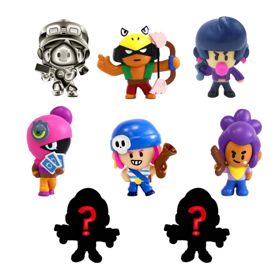 FIGURAS BRAWL STARS CAJA PACK 8 Figuras