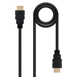 CABLE NANOCABLE HDMI MACHO - MACHO NEGRO 1M