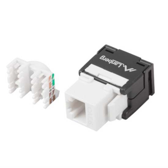 CONECTOR KEYSTONE LANBERG CAT.6 UTP RJ45 Accesorios redes