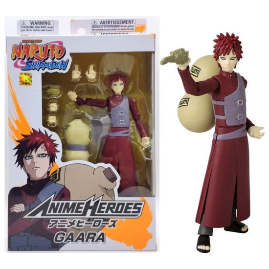 FIGURA BANDAI ANIME HEROES NARUTO GAARA Figuras