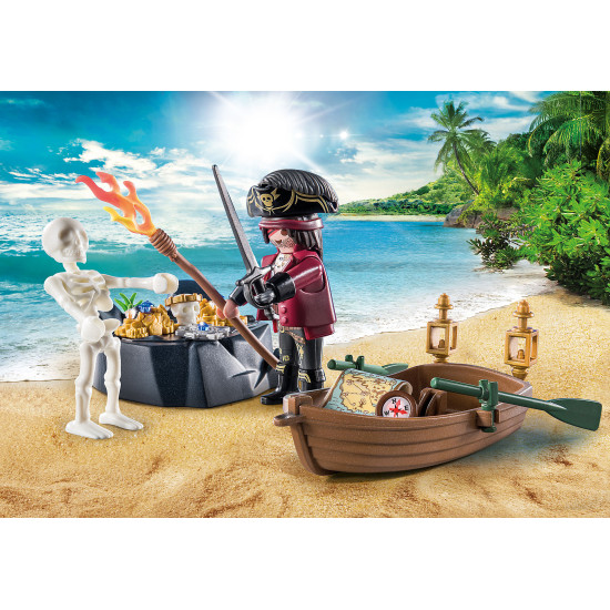 PLAYMOBIL STARTER PACK PIRATA CON BOTE Playmobils