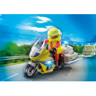 PLAYMOBIL MOTO EMERGENCIAS CON LUZ INTERMIENTE