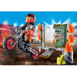 PLAYMOBIL STARTER PACK STUNTSHOW MOTO CON