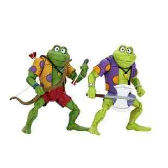 PACK 2 FIGURAS NECA RANAS GENGHIS Figuras