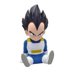 FIGURA HUCHA PLASTOY VEGETA SENTADO CHIBI