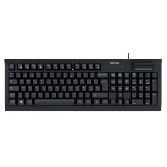 TECLADO NILOX NXKIRE0001 CON LECTOR DNI Teclados