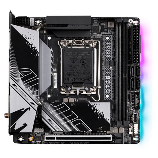 PLACA BASE GIGABYTE B760I AORUS PRO Placas base