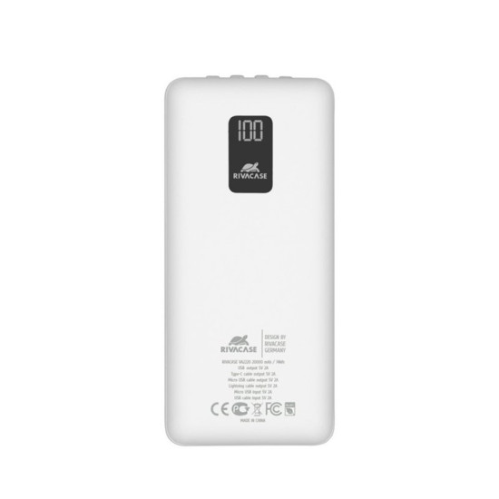 POWERBANK RIVACASE VA2220 20000MAH BLANCO Powerbanks