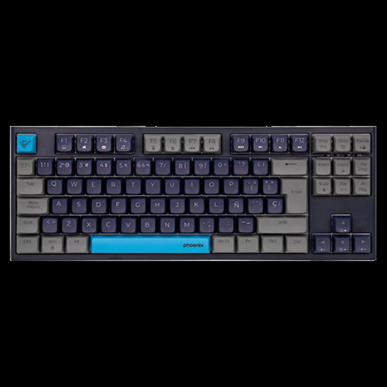 TECLADO GAMING ROYAL PBT MECANICO NEGRO Teclados