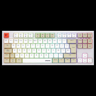 TECLADO GAMING ROYAL PBT MECANICO BLANCO