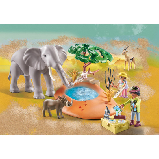 PLAYMOBIL WILTOPIA ELEFANTE EN LA CHARCA Playmobils