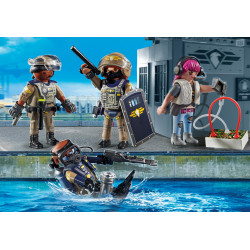 PLAYMOBIL FUERZAS ESPECIALES SET FIGURAS