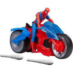 FIGURA HASBRO MARVEL SPIDER MAN MOTO