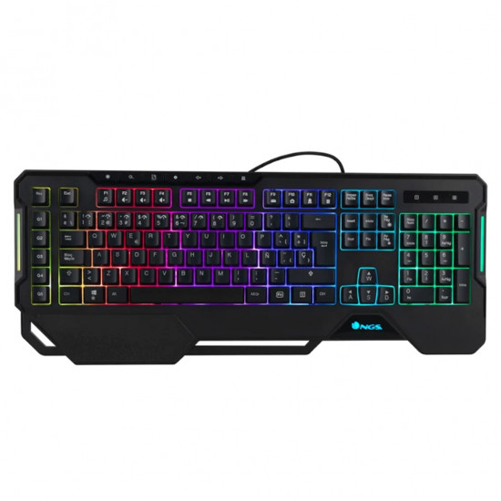 TECLADO GAMING NGS GKX - 450 - 2 USB RGB Teclados