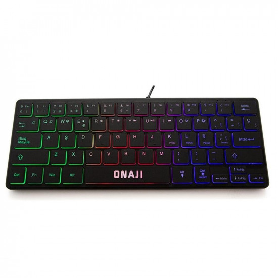 TECLADO GAMING ONAJI KII RGB Teclados