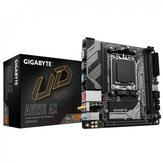 PLACA BASE GIGABYTE A620I AX AM5 Placas base