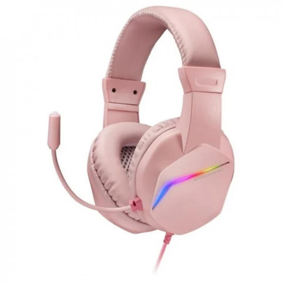 AURICULARES MARS GAMING MH122 ROSA Auriculares