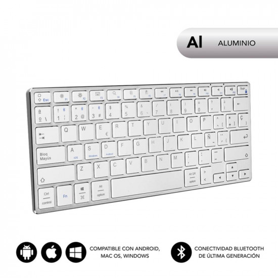 TECLADO SUBBLIM KEYBOARD ADVANCE COMPACT INALAMBRICO Teclados