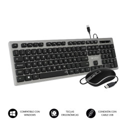 TECLADO + RATON SUBBLIM SUBKBC - CEKE50