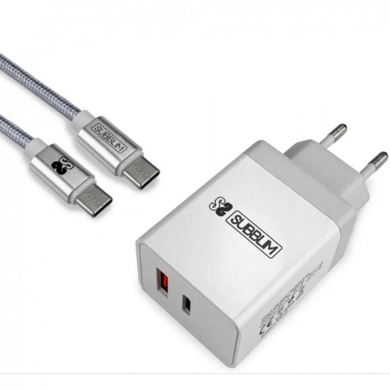 CARGADOR SUBBLIM 18W USB TIPO A Baterías y cargadores portátiles