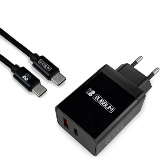 CARGADOR SUBBLIM 18W USB TIPO A Baterías y cargadores portátiles