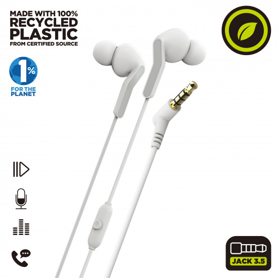 AURICULARES MUVIT E57 BLANCO Auriculares
