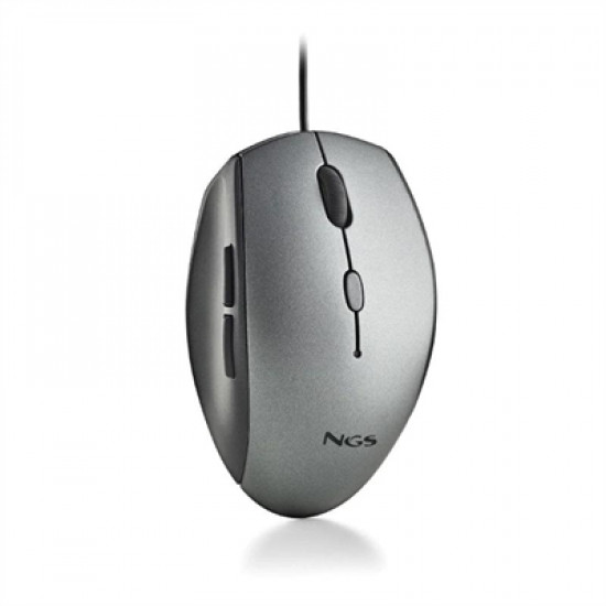 RATON NGS WIRED ERGO SILENT MOUSE Ratones