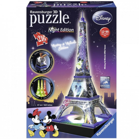 PUZZLE 3D RAVENSBURGER DISNEY TORRE EIFFEL Puzzles