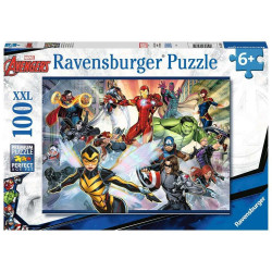 PUZZLE RAVENSBURGER AVENGERS 6+ 100 PIEZAS