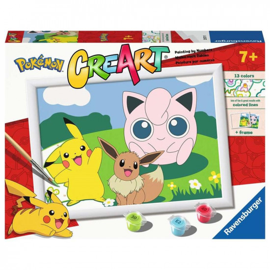 KIT PINTAR CON NÚMEROS RAVENSBURGER CREART Juegos de mesa