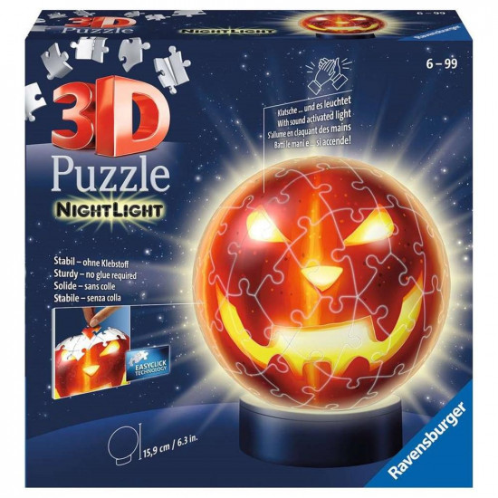 PUZZLE 3D RAVENSBURGER CALABAZA HALLOWEEN Puzzles