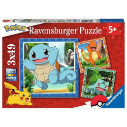 PUZZLE RAVENSBURGER POKEMON 3X49 5+