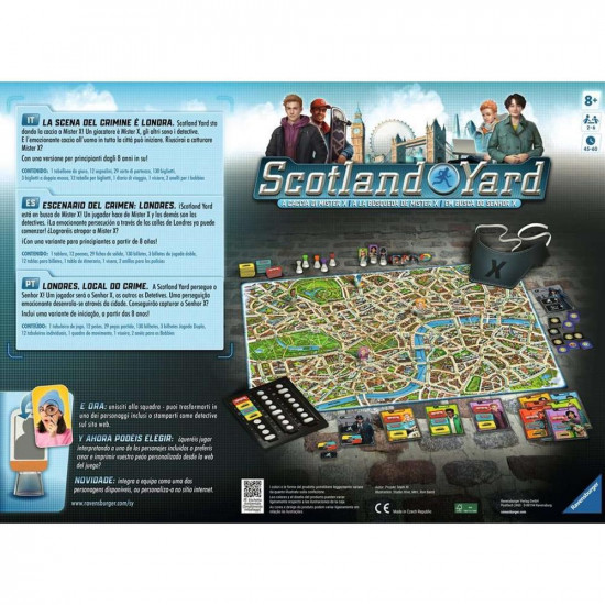 JUEGO MESA RAVENSBURGER SCOTLAND YARD REFRESH Juegos de mesa