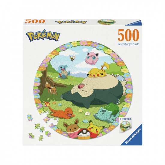 PUZZLE RAVENZBURGER POKEMON ROUND 500 PIEZAS Puzzles