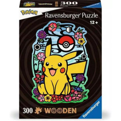 PUZZLE MADERA RAVENSBURGER POKEMON PIKACHU 300