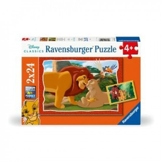 PUZZLE RAVENSBURGER EL REY LEON 2X24 Puzzles