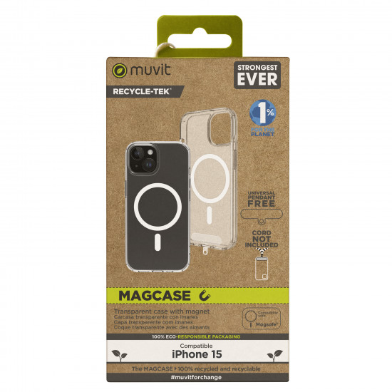 FUNDA MUVIT RECYCLETEK MAGSAFE APPLE IPHONE Fundas y carcasas para moviles