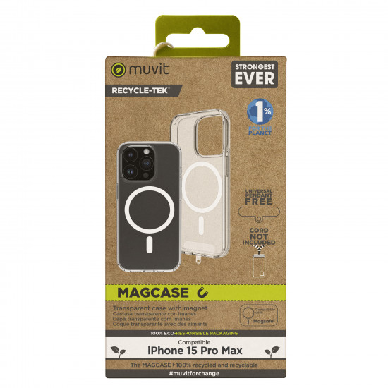 FUNDA MUVIT RECYCLETEK MAGSAFE APPLE IPHONE Fundas y carcasas para moviles