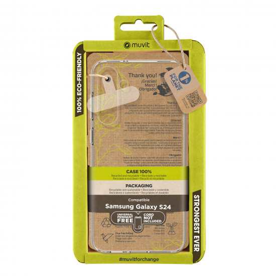 FUNDA MUVIT RECYCLETEK SAMSUNG GALAXY S24 Fundas y carcasas para moviles