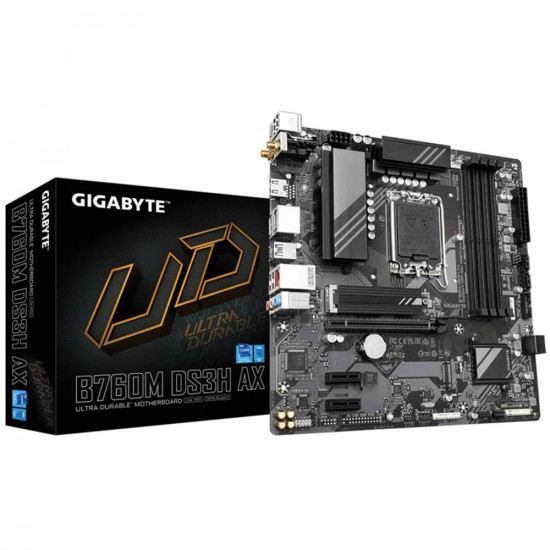 PLACA BASE GIGABYTE B760M DS3H AX Placas base