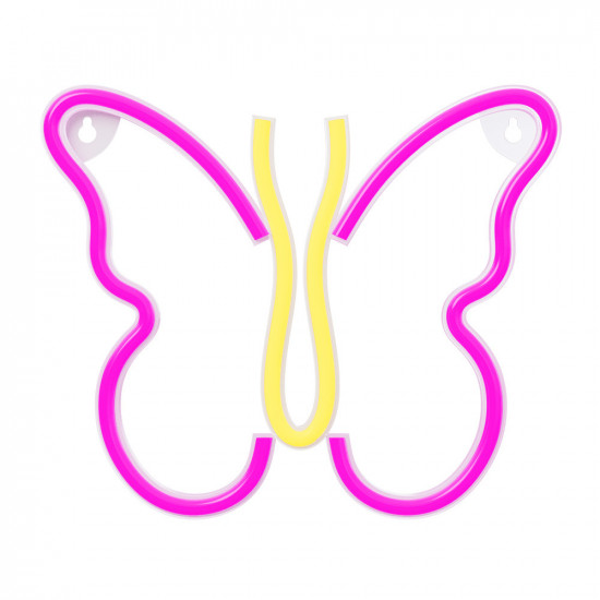 LAMPARA FOREVER NEON LED BUTTERFLY PINK Lámparas