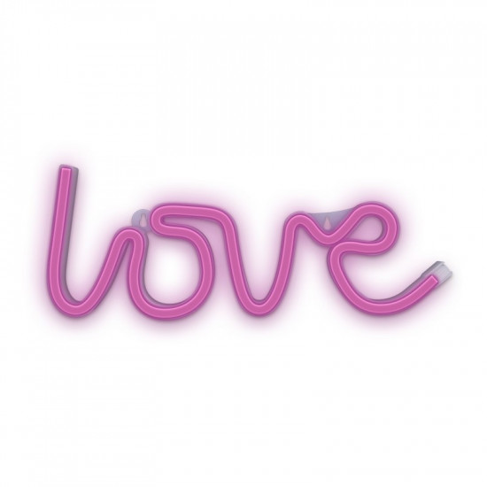 LAMPARA FOREVER NEON LED LOVE PINK Lámparas