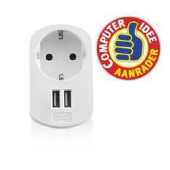 CARGADOR USB EWENT 2 PUERTOS 155W Accesorios redes