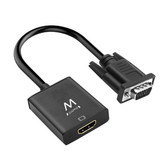 CABLE ADAPTADOR EWENT VGA A HDMI Convertidores